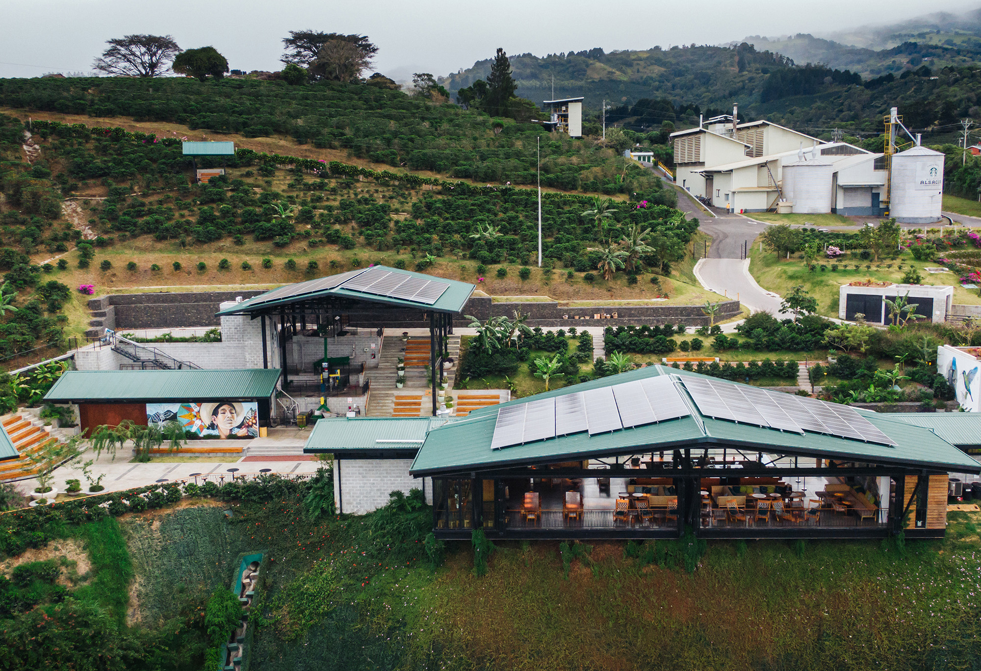 Hacienda Alsacia coffee farm and visitor center