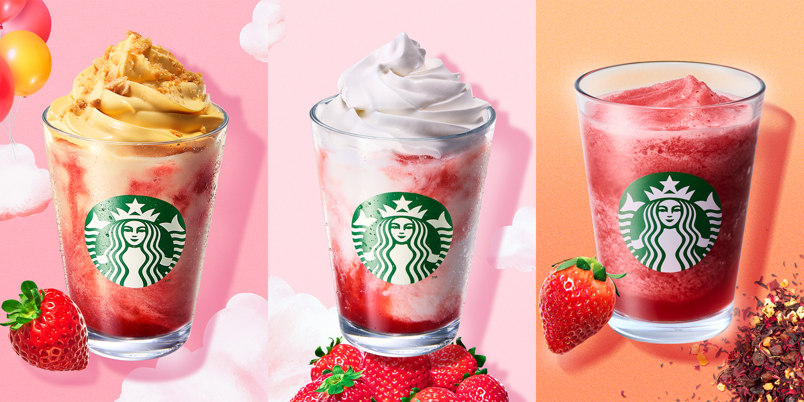 ストロベリー シュークリーム フラペチーノ