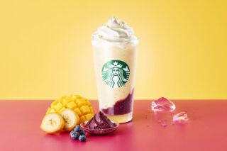 『My フルーツ³ フラペチーノ®完熟白桃」が3月18日(水)より登場!熟した白桃の贅沢な味わい広がる、カスタマイズ型フローズンフルーツ ...